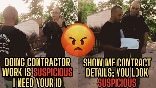 Cop Interrogates Contractor For Simply Doing His Job But Ends Up Owning Himself [upl. by Sabella59]