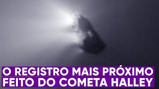 A imagem mais próxima já feita do cometa Halley [upl. by Mihalco139]