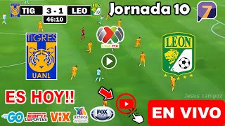 Tigres vs León en vivo donde ver a que hora juega Tigres UANL vs León Apertura 2024 Liga MX [upl. by Dotti371]