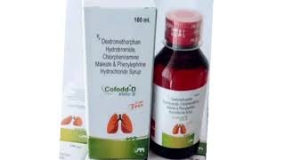 Cofodd D Syrup Dextromethorphan Hydrobromide Chlorpheniramine Phenylepheine Hydrochloride Syrup [upl. by Amal586]