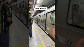 Delhi metro 🚇  Dhere dhere se meri zindagi me aana delhimetro travel ytshorts vlog status [upl. by Aihsetal34]