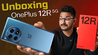 OnePlus 12R unboxing in ಕನ್ನಡ⚡SD 8 Gen 2 120Hz LTPO Display 50MP Camera 5500mAh100W [upl. by Anasus]