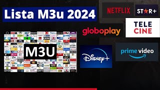 🟢Melhor Lista M3U 2024 Lista M3u Lista M3u Para Iptv Lista M3U Para Smartone Iptv M3u Iptv M3ui [upl. by Conias]