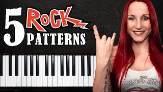 5 Amazing ROCK Keyboard Patterns [upl. by Dyun]