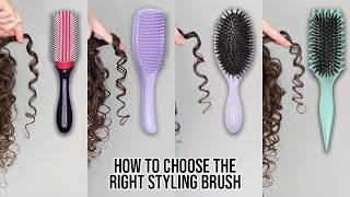 Comparing the Best Styling Brushes for Curly Hair [upl. by Malva]