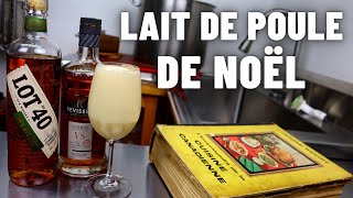 Lait de poule de Noël Eggnog  Recette traditionnelle de grandmaman Jehane Benoit [upl. by Yanehs]