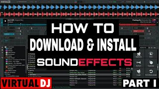 VIRTUAL DJ  How To DOWNLOAD SOUND EFFECTS and DJ DROPS  virtual dj 2022  2021 [upl. by Anemolihp]