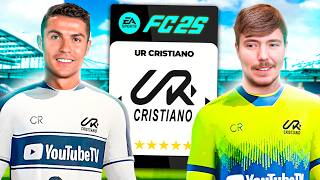 CRISTIANO RONALDO Y MR BEAST FUNDAN SU PROPIO EQUIPO EN FC 25 [upl. by Aiynat]