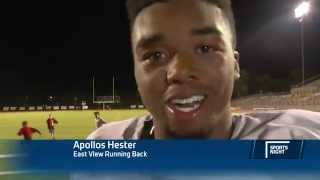 TWC News Austin High School Blitz Interview with Apollos Hester [upl. by Aisatnaf]