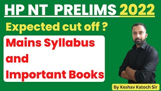 HP NT 2022  Mains Syllabus  HP Naib Tehsildar  Prelims Expected Cutoff [upl. by Sikleb]