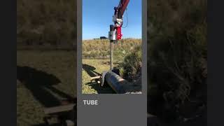 OMS Side Grip Sheet Pile Driver constructionmachinery infrastructure [upl. by Ikiv720]