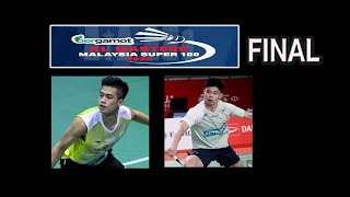 2023 Malaysia Super100 Final MS Chia Hao LEE vs LEONG Jun Hao [upl. by Oicirbaf727]