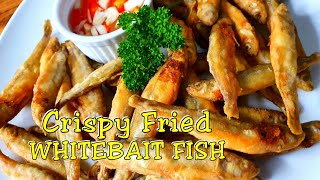 Crispy Fried Whitebait Silver FishSmelt [upl. by Nomyad]