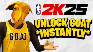 How to UNLOCK the Goat Outfit in NBA 2K25 INSTANTLY 🐐 GET 2x REP [upl. by Ymer]