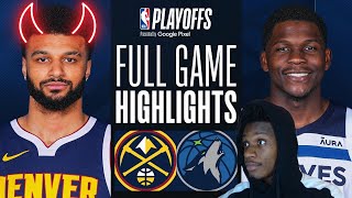 UMMM PLAYOFF MURRAY ACTIVATED  2 NUGGETS at 3 TIMBERWOLVES  FULL GAME 3 HIGHLIGHTS [upl. by Ahsiekram]