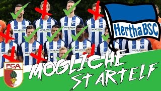 Augsburg gegen Hertha Wer startet für die Alte Dame [upl. by Annekahs343]