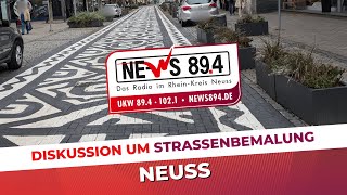 Neuss Diskussion über Bemalung der Sebastianusstraße [upl. by Tacklind]