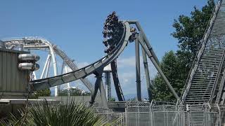 Gardaland All Rollercoasters Offrides Coaster Footage August 2019 [upl. by Hakeber604]