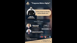 EnVivo IPrograma México Digital Tema Cómo iniciar tu tienda online desde cero [upl. by Joice]