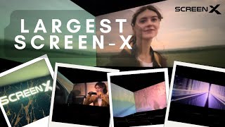 ScreenX Cinema Megaplex X the largest screen  270degree ScreenX  Mall of Asia [upl. by Zoarah556]