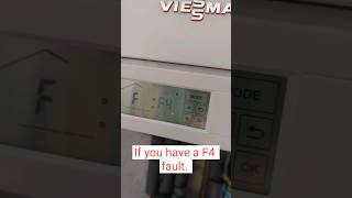 Viessmann Vitodens 100W F4 fault for the customer [upl. by Drolyag]