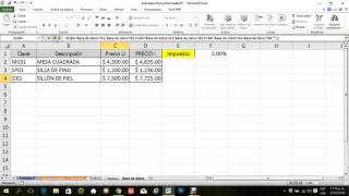 Excel Intermedio Tutorial número 13 función SI para Precio Unitario [upl. by Lahey44]