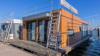 Hausboot an der Ostsee in Kröslin Floating House Anlageobjekt [upl. by Sonstrom645]