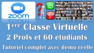 01 Tutoriel ZOOM  Comment utiliser Zoom  Vidéoconférence réunion classe virtuelles partage gratuit [upl. by Sharia734]