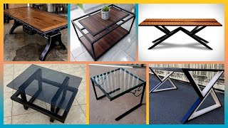 Modern Table Metal Furniture  Welding projects for beginners [upl. by Gnidleif674]