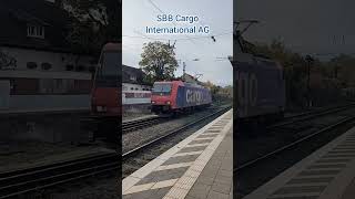 BR 185  SBB Cargo International AG Duisburg Rheinhausen train sbahn [upl. by Aikemit187]