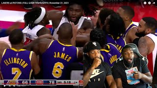 LeBron James has been ejected after this flagrant 2 foul [upl. by Nyvrem]