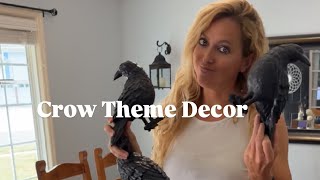 Crow Theme Halloween Decor Part 2 [upl. by Enoitna610]