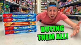 BUYING EVERY GRENINJA POKEMON CARD BOX I TOUCH AT WALMART Opening amp Hidden Finds [upl. by Nathalia]