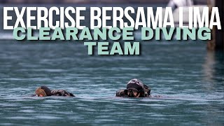 ADF  Exercise Bersama Lima 24  ADF Clearance Diving Team [upl. by Beltran226]