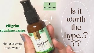 Pilgrim squalance glow cream serumhonest review is it worth the hype [upl. by Nichola]