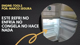 Refrigerador Mabe no congela ni enfría nada  vamos a hacer un diagnóstico certero capilar o filtro [upl. by Attenborough]