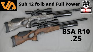 BSA R10th 25 cal sub 12 and FAC full review [upl. by Maxma803]