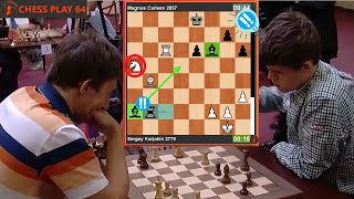 🎦 Carlsen’s INCREDIBLE KNIGHT TRAP Sergey Karjakin vs Magnus Carlsen [upl. by Jaynell]