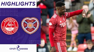 Aberdeen 20 Hearts  Luis Lopes Shines as the Dons Leapfrog Hearts into Fourth  cinch Premiership [upl. by Wobniar882]