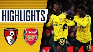 HIGHLIGHTS  Bournemouth 12 Arsenal  Emirates FA Cup [upl. by Ietta881]