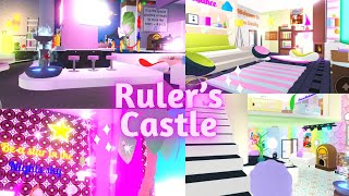 Rulers Castle in Roblox ADOPT ME  A GLAMOROUS Build [upl. by Ruomyes]