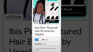 Ibis Paint X Curl Braid amp Loc Brushes [upl. by Bacon]