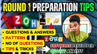 Zoho latest Round 1 questions  Zoho level 1 Questions for Software developer amp Quality Analyst [upl. by Enilekcaj]