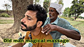 ASMR  OLD MAN MASTER OF TAPPING MASSAGE  OLD MAN DOING OLD TECHNIQUES MASSAGE  INSTANT SLEEP [upl. by Lyrej765]