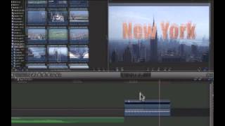 FCPX  incruster une vidéo dans un texte [upl. by Inahet807]