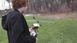 learning to fly helicopters with ERazor 450 [upl. by Aryam]