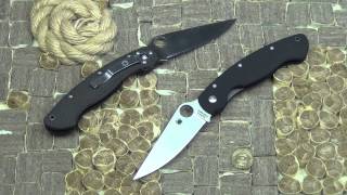 Spyderco Military Палка концы стороны медали и пр [upl. by Haven866]