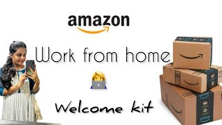 Amazon VCS  work from home  welcome kit  equipment assembling  LavLifeStyle [upl. by Trev]