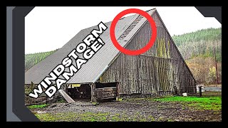 We Repaired Our 115YearOld Barn Roof [upl. by Nesrac]