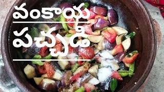 vankaya pachadiBrinjal recipe telangana traditional life [upl. by Maury33]